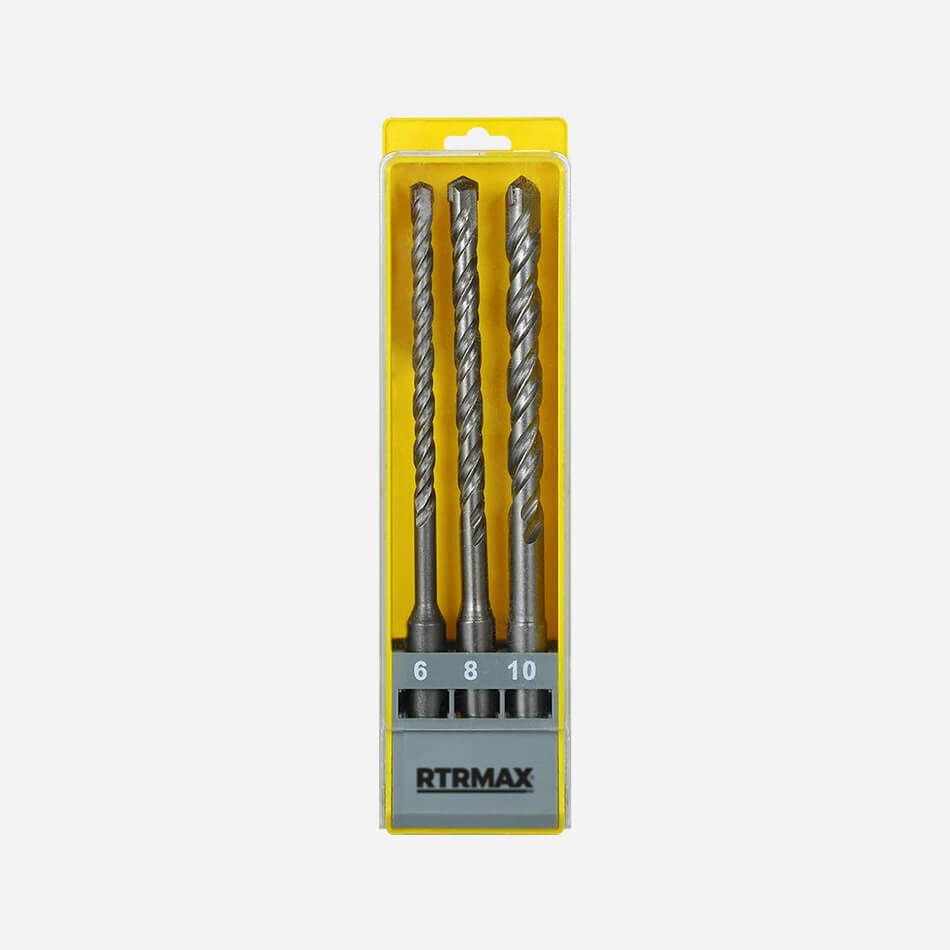 3LÜ SDS PLUS SET (6*160) (8*160) (10*160) RTRMAX