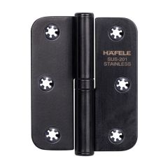 HAFELE Yaprak ment.çık.p.çel.siyah 86mm sol