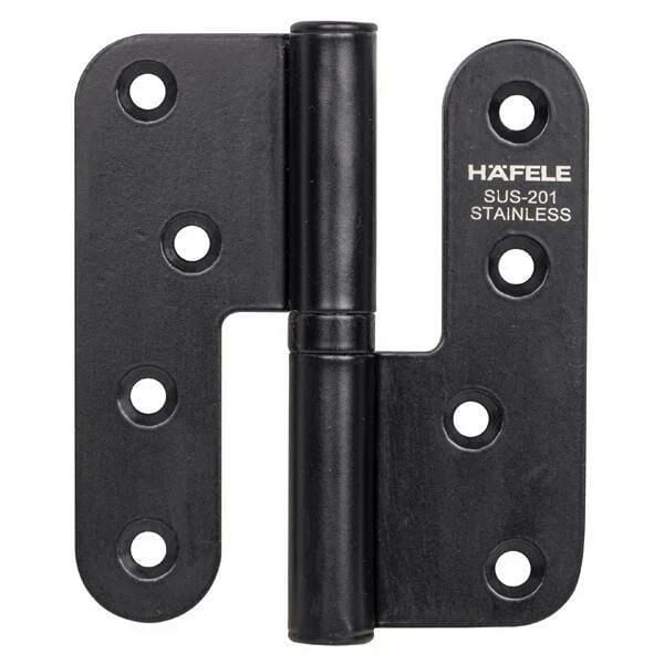 HAFELE Yaprak ment.çık.p.çel.siyah 86mm sağ