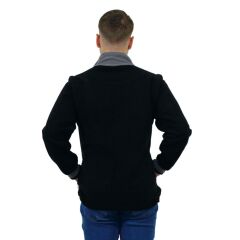 Persmont ÇPM01 Unisex Çıkma Kol Polar Mont SİYAH - M