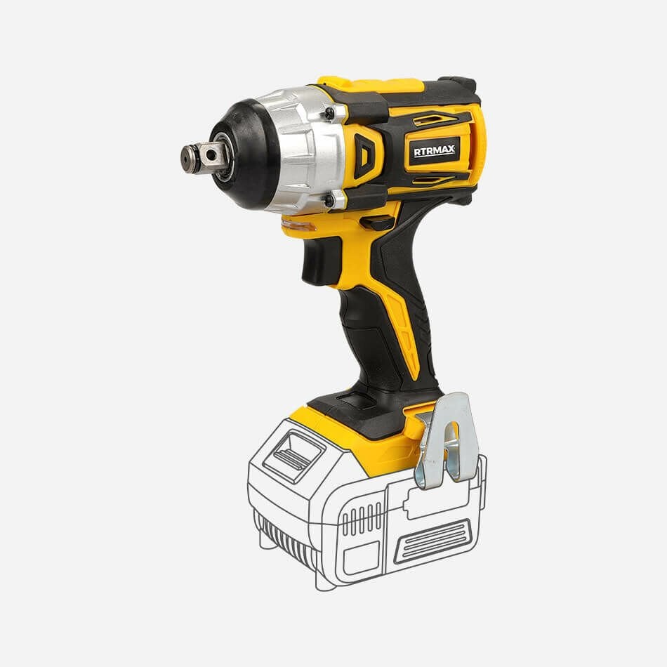 AKÜLÜ SOMUN SIKMA 18V 250Nm 2X4Ah AKÜ (KÖMÜRSÜZ) RTRMAX X-LION