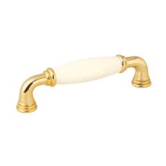 HAFELE EGEO Kulp parlak pirinç 96mm