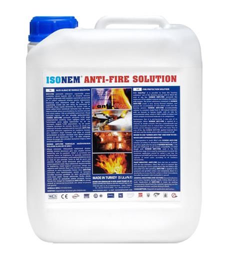 ISONEM ANTIFIRE YANMAZLIK SOLÜSYON 5 LT.