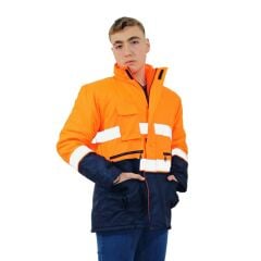 Persmont RUK06 Unisex Reflektörlü Uzun Kaban