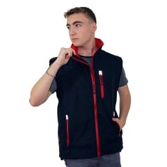 Persmont ÇSMP01 Plus Çıkma Kol Softshell Mont LACİVERT - 2XL