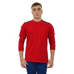 Persmont İBRS01K Unisex İki İplik Robalı Sıfır Yaka Sweat