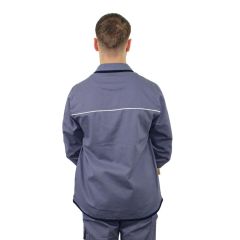 Persmont GM04 Unisex Fermuarlı Gabardin Yazlık Mont GRİ HARMAN - 2XL