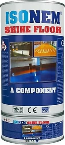 ISONEM SHINE FLOOR A+B KOMP. 4.5KG ( ZEMİN BOYASI ) GRİ
